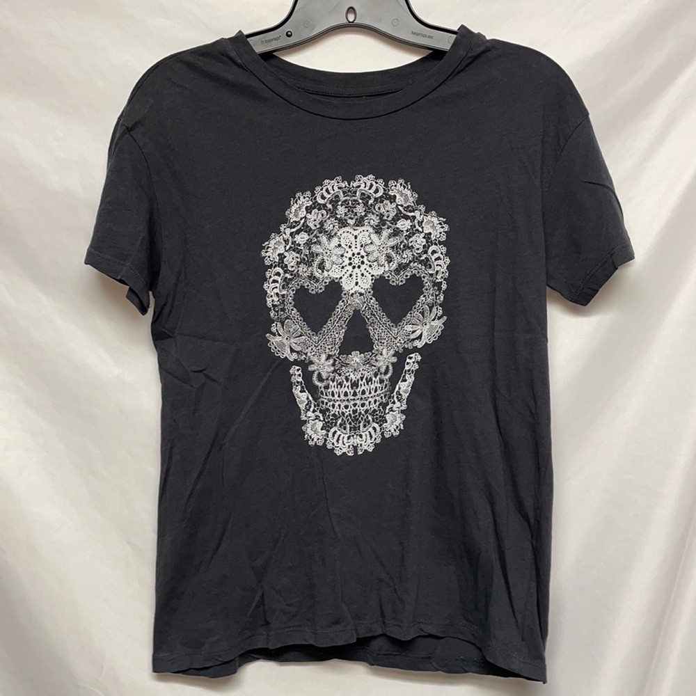 Fifth Sun Halloween Sugar Skull Tee Size XS